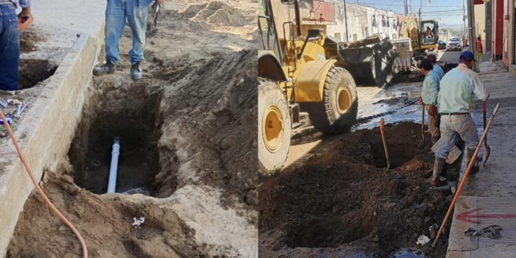 Suministro de agua potable es regular pese a trabajos en calle Abasolo.