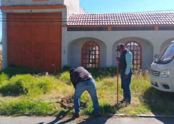 CAPAMH continúa con trabajos de reparación y mantenimiento de la red de agua potable en distintos puntos de Huamantla