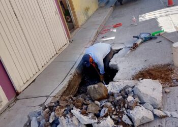 CAPAMH realiza acciones de mantenimiento y reparación en beneficio de las familias huamantlecas