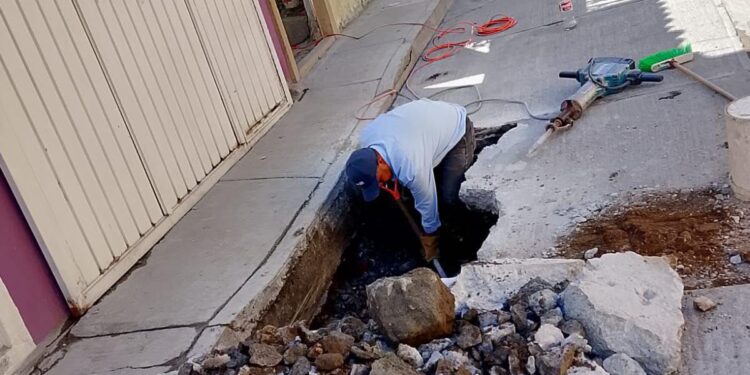 CAPAMH realiza acciones de mantenimiento y reparación en beneficio de las familias huamantlecas