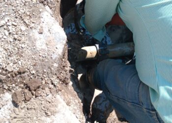 CAPAMH continúa con trabajos de reparación de fugas en San Sebastián y Santa Anita