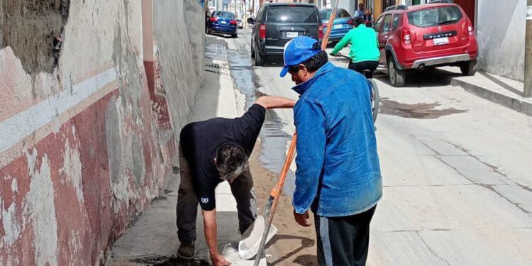 CAPAMH mantiene seguimiento permanente a la red de agua potable en Huamantla