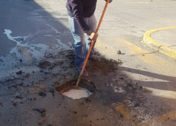 Atención permanente a la red de agua en Huamantla