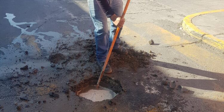 Atención permanente a la red de agua en Huamantla