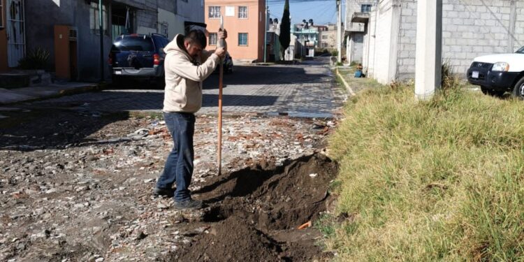 CAPAMH atiende reportes y refuerza el mantenimiento permanente de la red de agua en Huamantla
