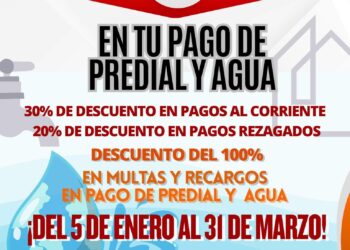 Invita el ayuntamiento de Terrenate aprovechar descuentos en pago de servicios.