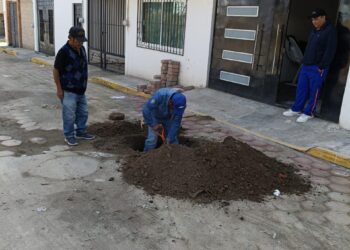 CAPAMH atiende fugas y refuerza el mantenimiento del servicio de agua potable en Huamantla