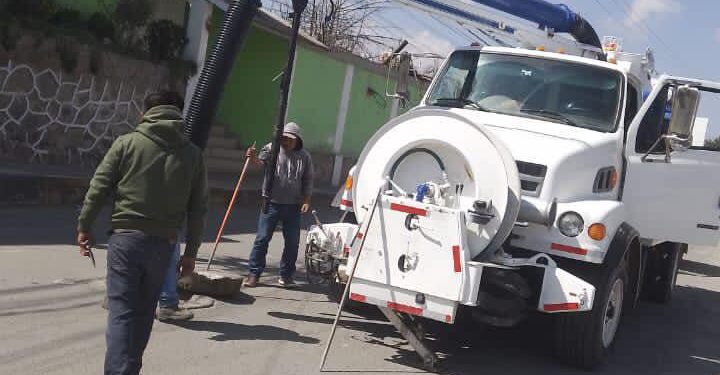 CAPAMH REFUERZA ACCIONES PREVENTIVAS CON RECORRIDOS DE DESAZOLVE EN LA RED DE DRENAJE