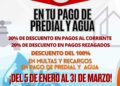 Continúan la promociones en el pago del predial y agua en Terrenate