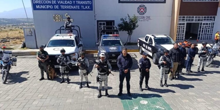 Refuerza ayuntamiento de Terrenate vigilancia en la cabecera y comunidades.