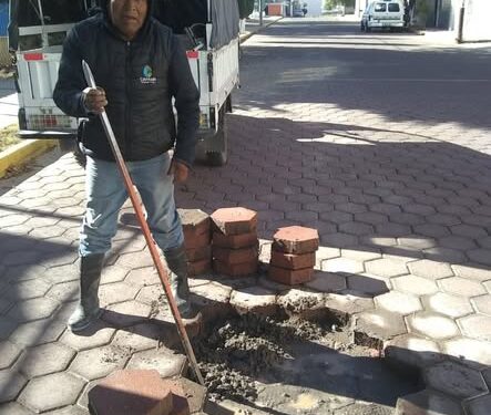 CAPAMH realiza trabajos de mantenimiento y atención a la red hidráulica en distintos puntos del municipio