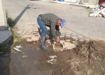 CAPAMH mantiene trabajos permanentes de mantenimiento y atención en la red de agua potable