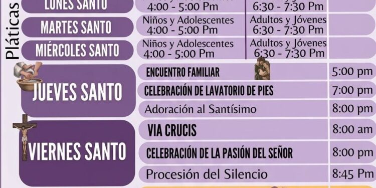 ANUNCIAN PROGRAMACIÓN OFICIAL DE SEMANA SANTA 2026 EN TERRENATE