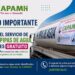 CAPAMH informa sobre servicio gratuito de pipas de agua.