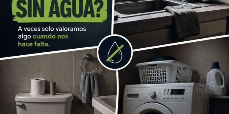 ¿Te imaginas un día sin agua?